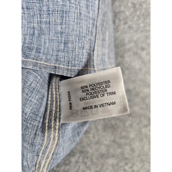 Orvis Women's Tech‎ Chambray Short-Sleeve Work Shirt Size S - Picture 8 of 12